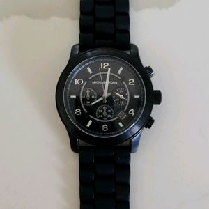 Michael Kors MK-8119 Runway BK Silicone watch